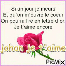 johan love <3 - GIF animé gratuit