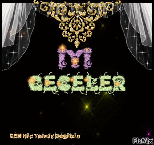 İYİ GECELER - Animovaný GIF zadarmo