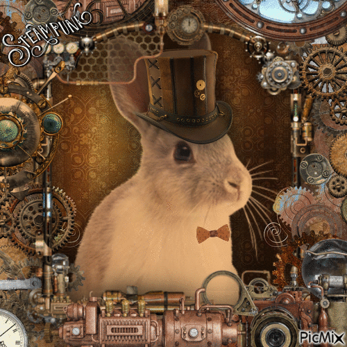 Rabbit Portrait - Gratis animerad GIF
