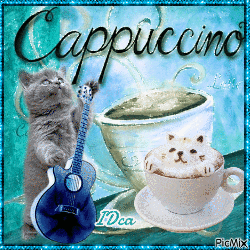 Café capuccino - Free animated GIF