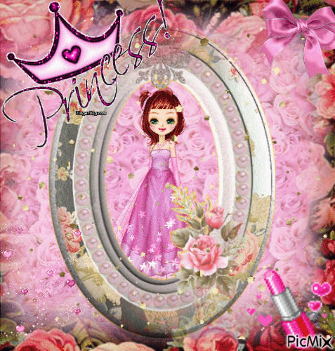 Lovely Princess - GIF animé gratuit