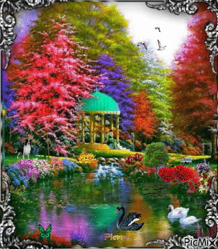 jardin de rêve - Δωρεάν κινούμενο GIF