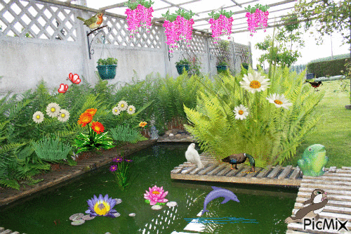mon jardin - Darmowy animowany GIF