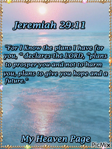 Jeremiah 29:11 - Gratis animeret GIF