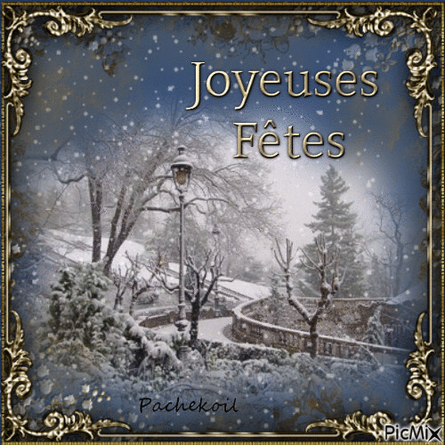 Joyeuses Fêtes... - Бесплатни анимирани ГИФ