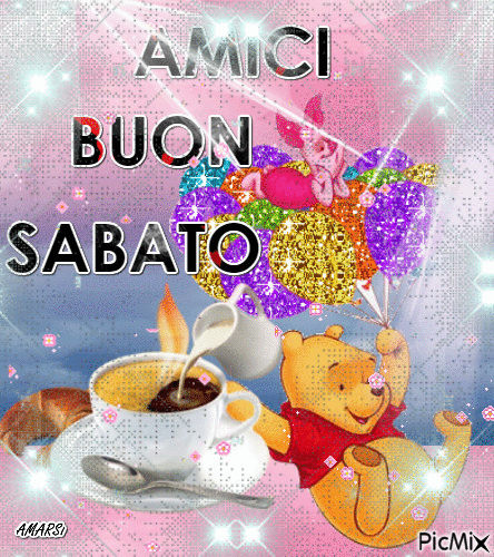 BUON SABATO AMICI - Безплатен анимиран GIF