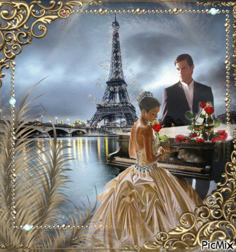 Romantica Parigi - Bezmaksas animēts GIF