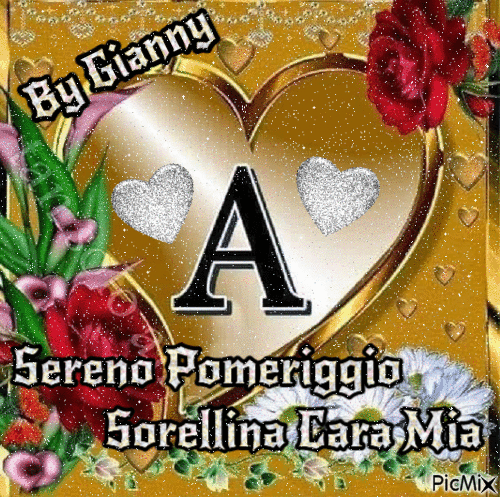 Buon Pomeiggio Sorellina - GIF animé gratuit