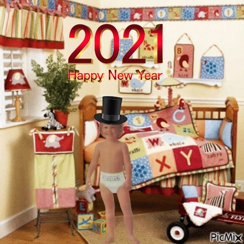 Happy New Year 2021 - png grátis