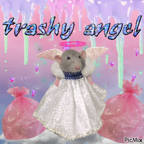 trashy angel! - Free animated GIF