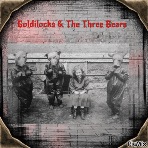 Goldilocks & The Three Bears - GIF animé gratuit