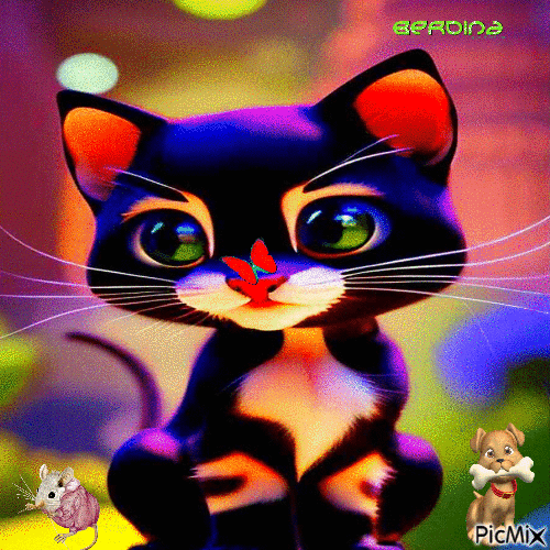 KITTY CAT - Ingyenes animált GIF
