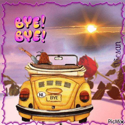 Bye, bye! - Zdarma animovaný GIF