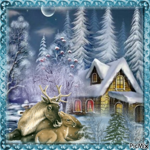 Paysage d'hiver. - zadarmo png