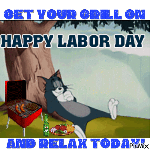 Happy Labor Day - Animovaný GIF zadarmo