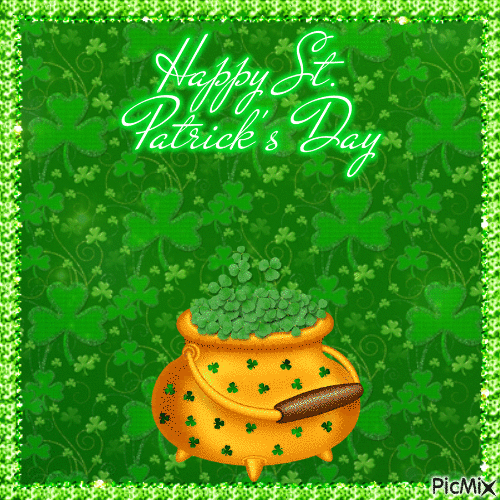 Happy St. Patrick's Day - Ilmainen animoitu GIF