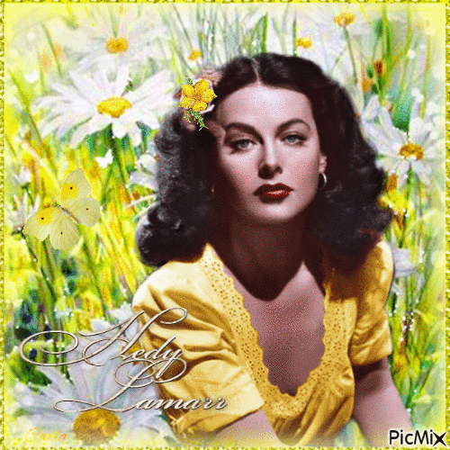 Hedy Lamarr - Gratis animeret GIF
