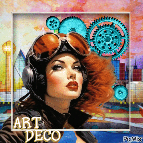 ART DECO - Бесплатный анимированный гифка