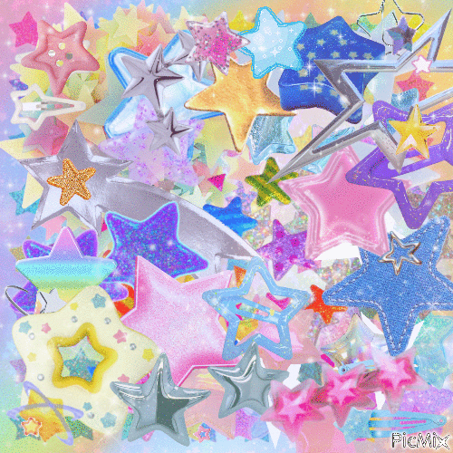 Star collage!!!! - 無料のアニメーション GIF