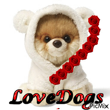 LoveDogs - GIF animado grátis