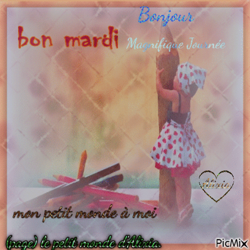 bon Mardi belle journée - Darmowy animowany GIF