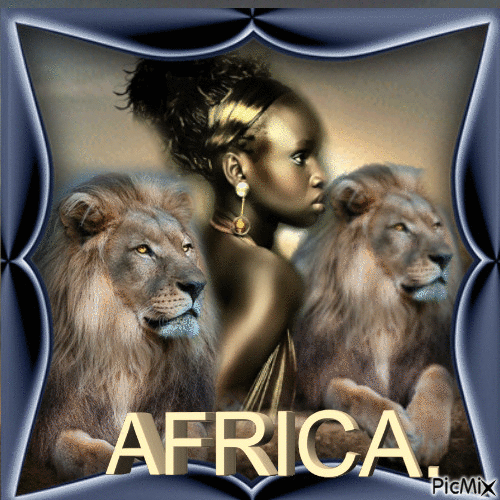 Afrika - GIF animé gratuit