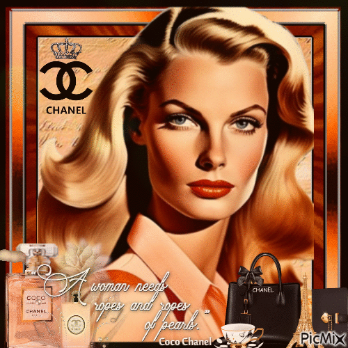 Perfume Coco Chanel - Animovaný GIF zadarmo
