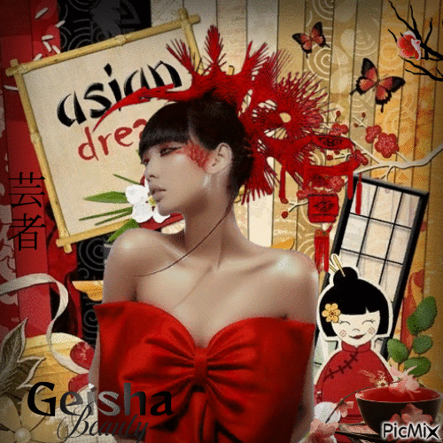 geisha - Gratis animeret GIF