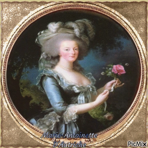 Marie-Antoinette - Animovaný GIF zadarmo