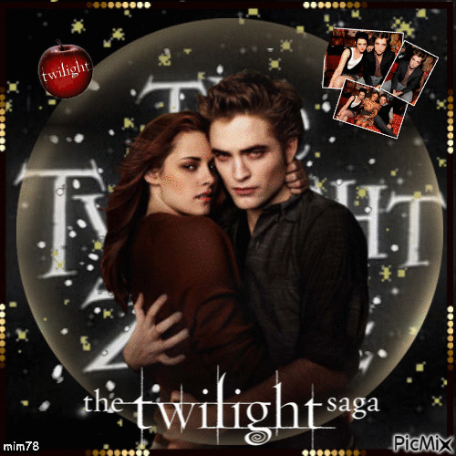 Twilight, Edward and Bella - GIF animasi gratis