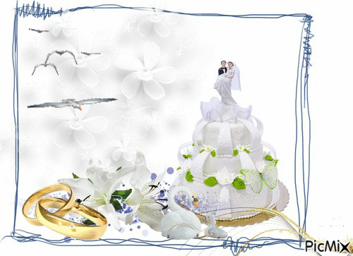 svatební - Zdarma animovaný GIF