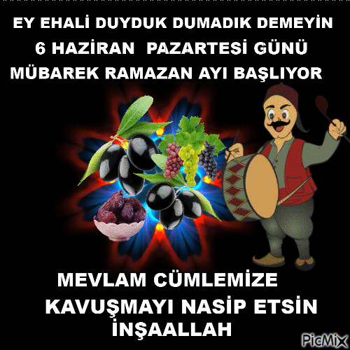 RAMAZAN BAŞLIYOR - Бесплатный анимированный гифка
