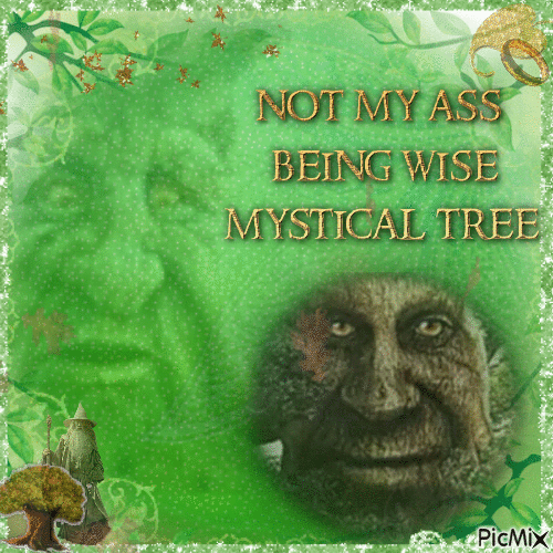 wise mystical tree - Bezmaksas animēts GIF