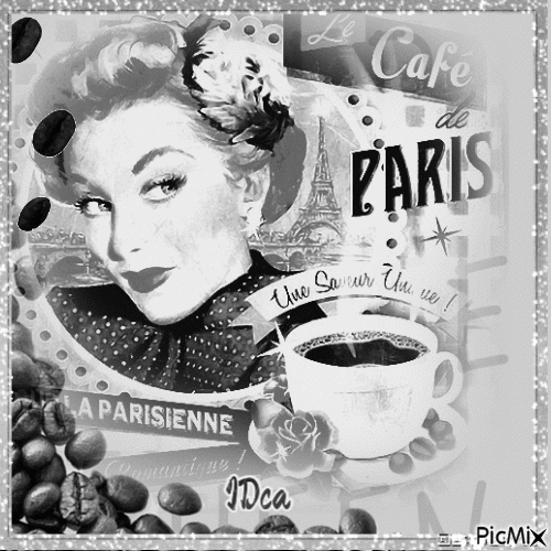 Café de Paris - Бесплатный анимированный гифка