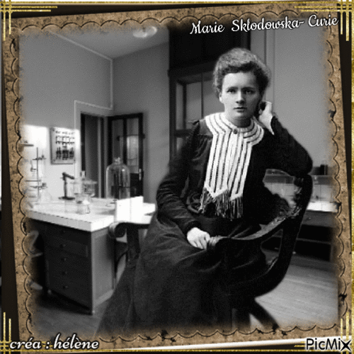 Marie Curie - Free animated GIF