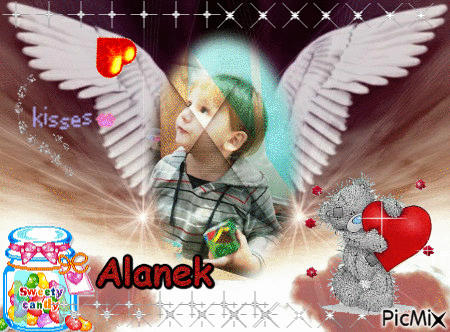 Mój maly aniołek Alanek - Bezmaksas animēts GIF