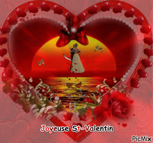St-Valentin - Darmowy animowany GIF