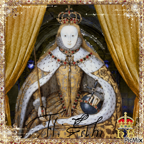 Elizabeth I of England - GIF animé gratuit