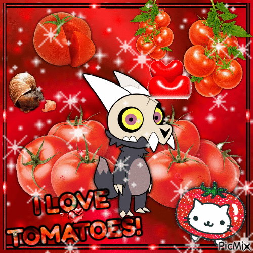 I LOVE TOMATOES - 免费动画 GIF
