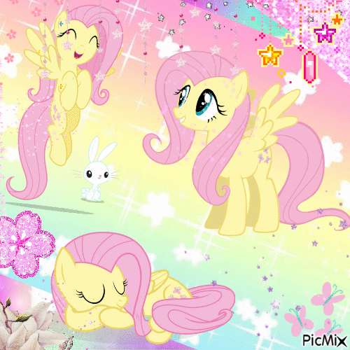 FLUTTERSHY - Free animated GIF