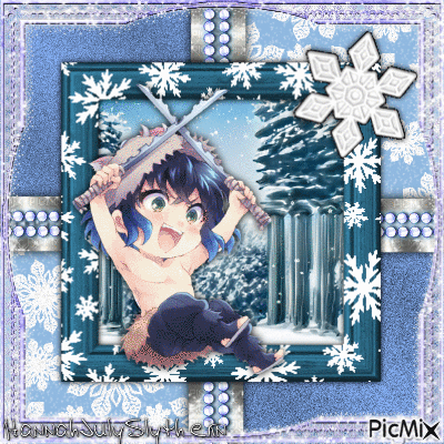 ♦♣♦Inosuke in Winter♦♣♦ - Gratis geanimeerde GIF