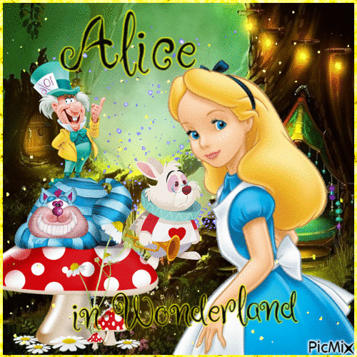 Alice in wonderland - GIF animé gratuit