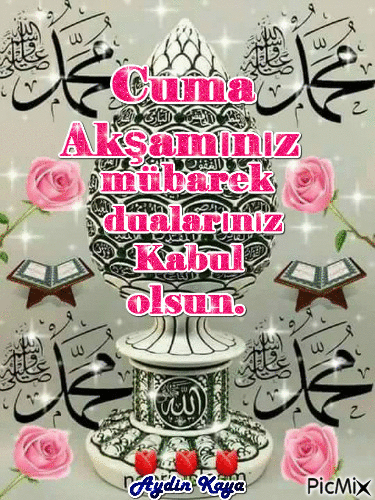 cuma aksami - Бесплатный анимированный гифка
