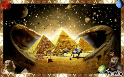 **** BALADE DANS LE DÉSERT D`ÉGYPTE...!!!! (HUMOUR) **** - Darmowy animowany GIF