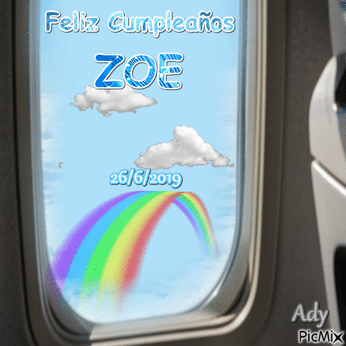 cumple Zoe - Animovaný GIF zadarmo