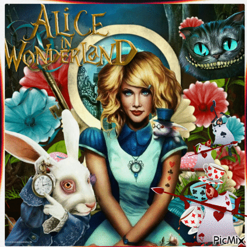 Alice aux pays des merveilles - 免费动画 GIF