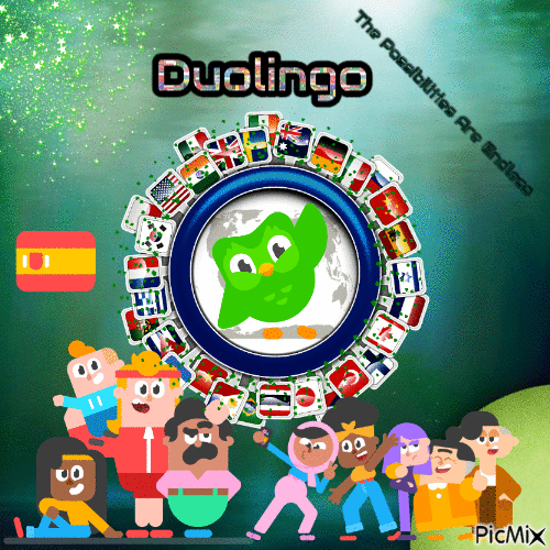 Duolingo - Darmowy animowany GIF
