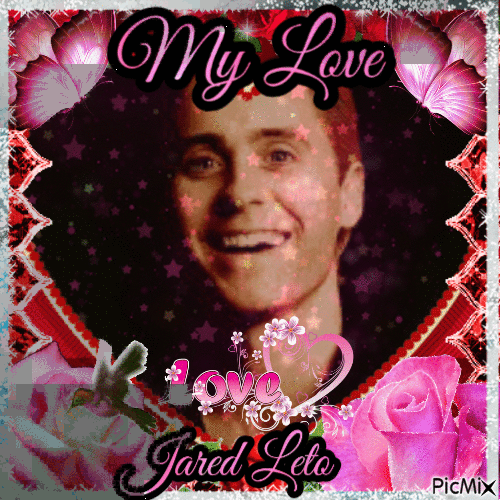 My Love Jared Leto - GIF animado gratis