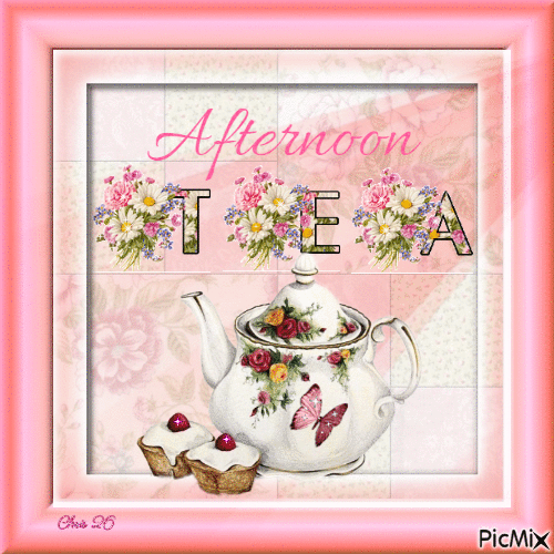 Afternoon Tea - Free animated GIF