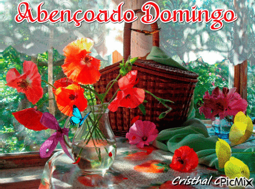 Abençoado Domingo - Бесплатный анимированный гифка